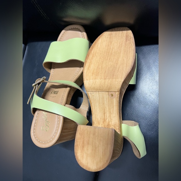Seychelles Manila Platform Heel Sandal In Light Green Size 9 - Picture 8 of 9